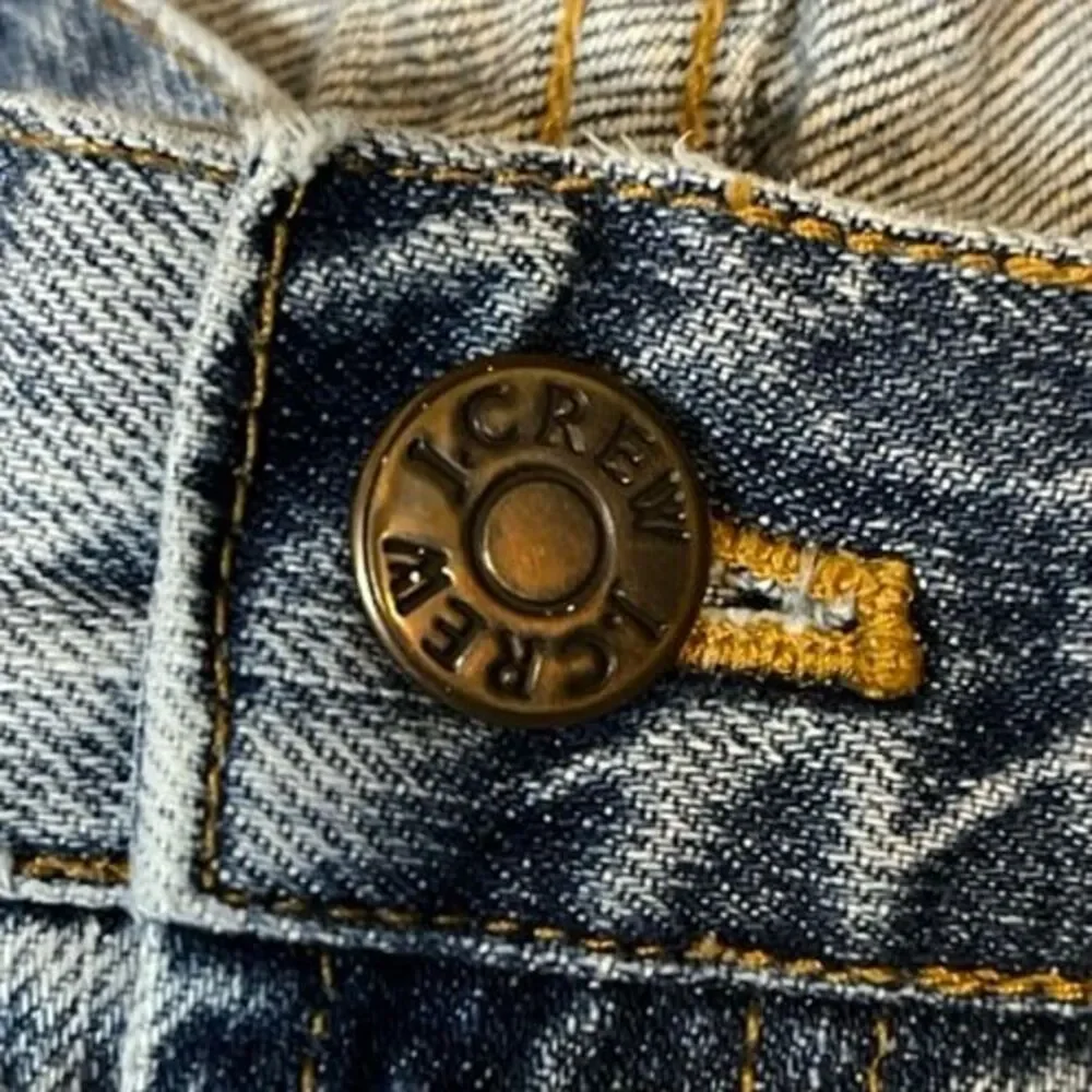 J Crew Jeans Lowrise Hip Slung Light Medium Wash Denim Women’s Sz. 4R
